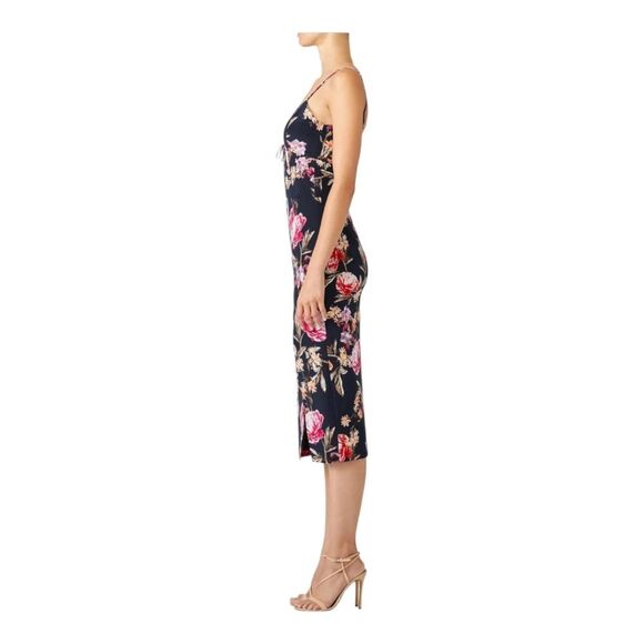 Nicholas Lucile Corset Floral Midi Dress Women’s Designer Summer Party Wedding - Picture 5 of 16